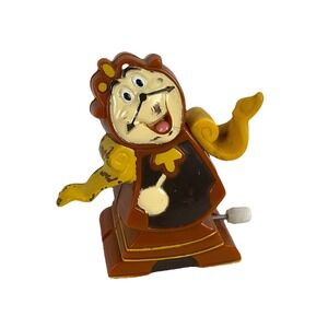 Vintage Disney Beauty and the Beast‎ COGSWORTH Burger King Kids Meal Wind Up Toy